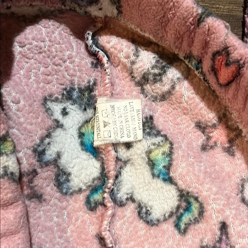 Unicorn Print Pink Preloved Pajamas - Picture 3 of 7